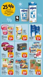 Gazetka promocyjna Rewe - Prospekte - Gazetka - ważna od 02.09 do 02.09.2023 - strona 10 - produkty: alpro, Becher, bio, coupon, creme, dessert, ehrmann, Ehrmann Grand Dessert, eis, exquisa, filet, filets, fisch, fischstäbchen, fitline, grill, haltbare milch, iglo, joghur, joghurt, krone, lachs, landliebe, landmilch, LG, milch, milram, quark, reis, rügenwalder, schinken, schinken spicker, Ti, weihenstephan