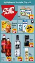 Gazetka promocyjna Rewe - Prospekte - Gazetka - ważna od 02.09 do 02.09.2023 - strona 2 - produkty: almette, alpro, bolognese, coca-cola, cola, duschgel, elnett, frischkäse, haarspray, hochland, Käse, küche, maggi, maggi fix, Mett, nudel, schinken, spaghetti, spaghetti bolognese, Three Sixty, Ti, vodka