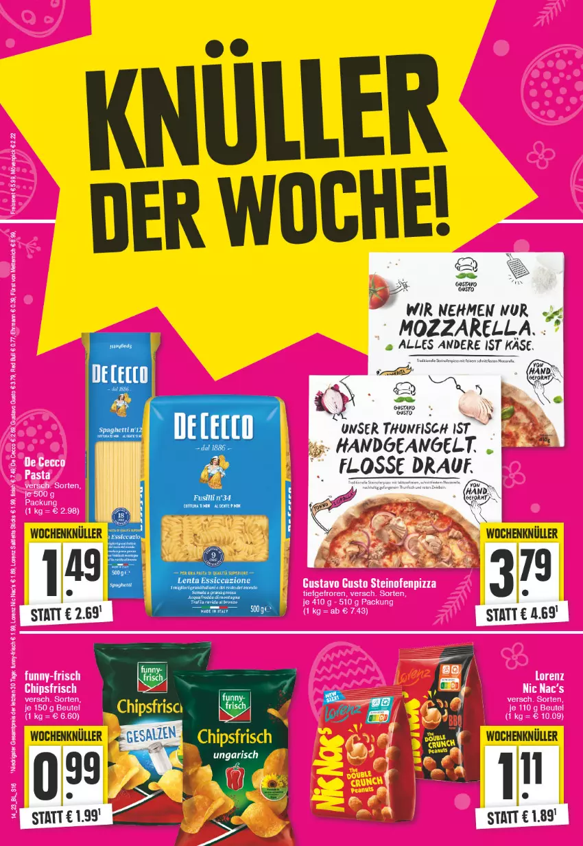 Aktueller Prospekt E Center - Angebote der Woche - von 03.04 bis 08.04.2023 - strona 16 - produkty: fisch, Käse, mozzarella, rel