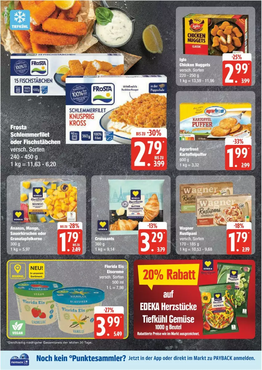 Aktueller Prospekt Edeka - Prospekte - von 06.01 bis 11.01.2025 - strona 16 - produkty: deka, eier, filet, fisch, fischstäbchen, schlemmerfilet, Ti