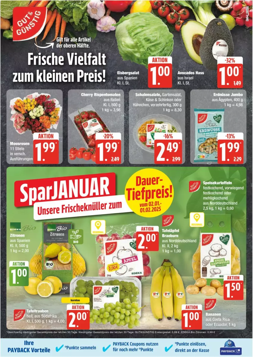 Aktueller Prospekt Edeka - Prospekte - von 06.01 bis 11.01.2025 - strona 7 - produkty: coupon, coupons, payback, Ti