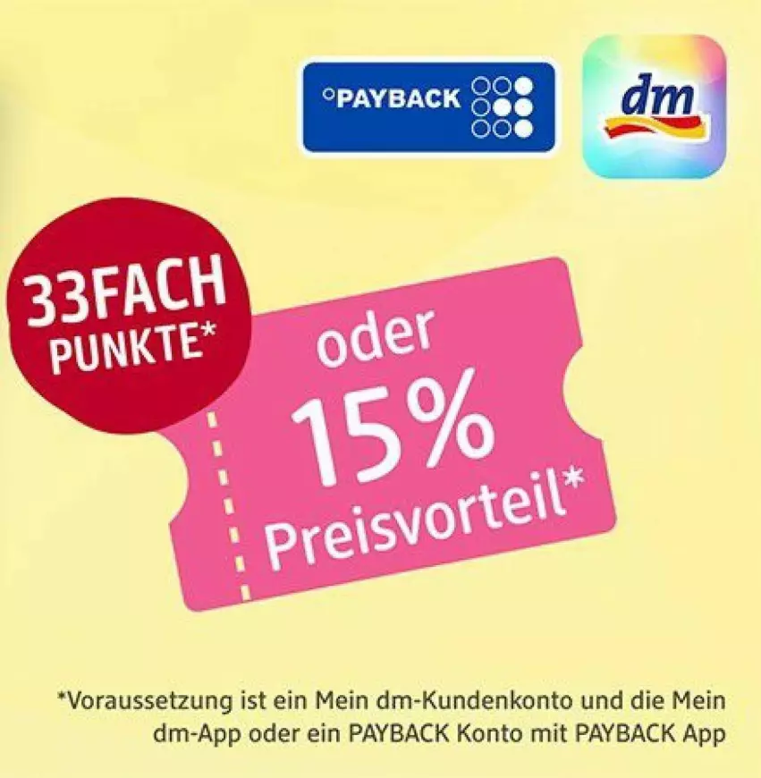 Aktueller Prospekt Dm Drogerie - Prospekte - von 06.04 bis 19.04.2023 - strona 1 - produkty: payback