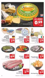 Gazetka promocyjna Marktkauf - Prospekt - Gazetka - ważna od 20.05 do 20.05.2023 - strona 16 - produkty: almkäse, appenzeller, auer, bavaria blu, bergader, bismarck, eier, eis, elle, filet, garnelen, gouda, gouda jung, grana, halbfester schnittkäse, hartkäse, hering, holländischer schnittkäse, italienischer hartkäse, Käse, mac, Makrele, milch, natur, Rana, reis, rel, Ria, ring, Rotbarsch, schnittkäse, schweizer hartkäse, Ti, tisch, uhr, weichkäse, Wels, ZTE