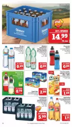 Gazetka promocyjna Marktkauf - Prospekt - Gazetka - ważna od 20.05 do 20.05.2023 - strona 24 - produkty: almdudler, Alwa, amecke, bio, Cap, capri-sun, eis, flasche, gerolsteine, gerolsteiner, kräuter, limo, limonade, mac, mineralwasser, pfanne, Pfanner, reis, säfte, Sport, steiner, vitrex, wasser, ZTE, zucker