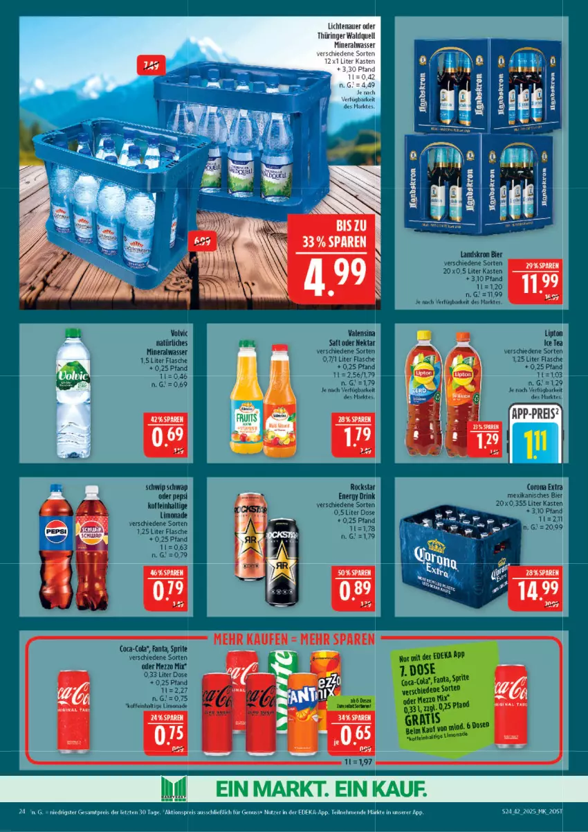 Aktueller Prospekt Marktkauf - Prospekt - von 12.10 bis 18.10.2025 - strona 24 - produkty: aktionspreis, Alwa, auer, deka, eis, lichtenauer, mineralwasser, nuss, reis, ring, Ti, wasser, ZTE