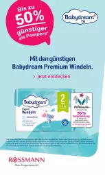 Gazetka promocyjna Rossmann - Prospekte - Gazetka - ważna od 21.04 do 21.04.2023 - strona 15 - produkty: baby-dry, babydream, decke, eis, Liege, pampers, regal, reis, reiss, Ti, tisch, windeln