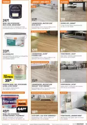 Gazetka promocyjna Obi - Prospekte - Gazetka - ważna od 29.05 do 29.05.2022 - strona 19 - produkty: alpina, aqua, bodenfliese, brie, decke, eis, ente, feinsteinzeug, Finish, Holz, kraft, Kreide, laminat, laminatboden, LG, mac, natur, naturstein, Polarweiss, Reinigung, rwe, Ti