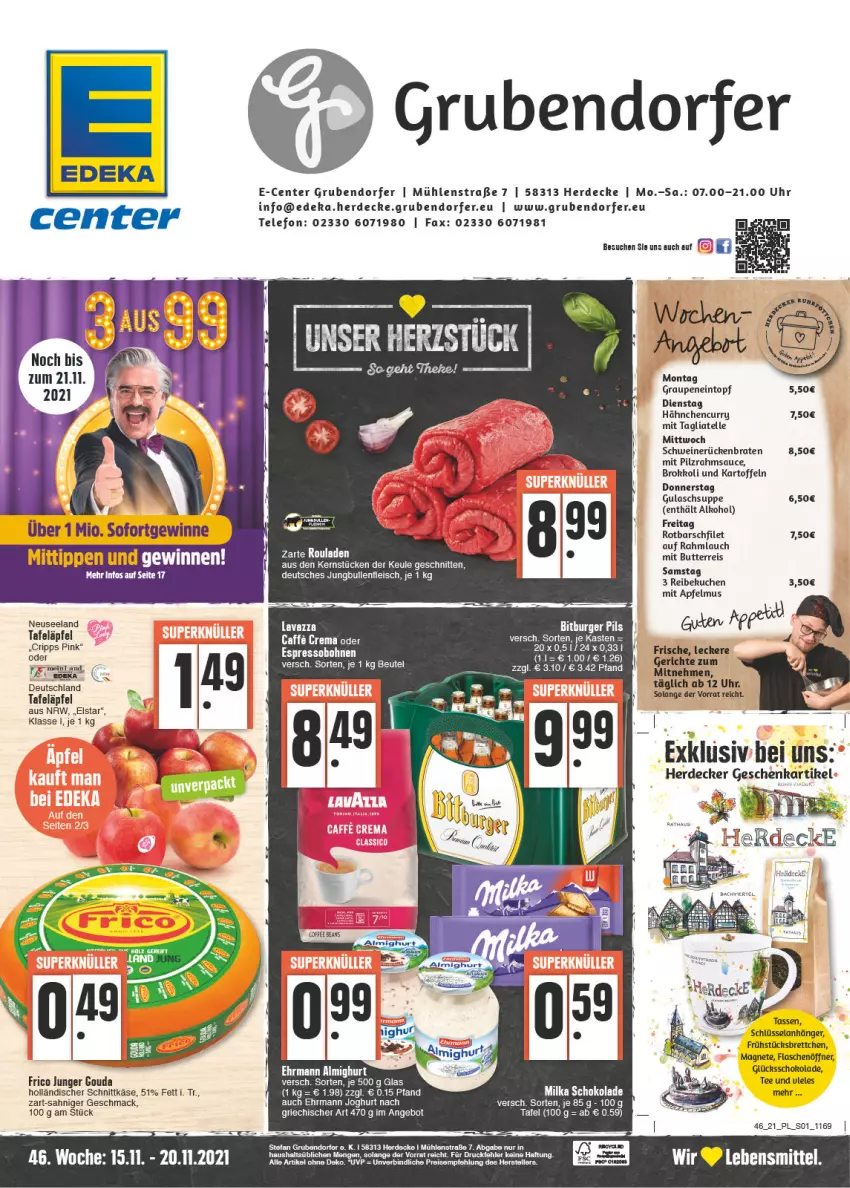 Aktueller Prospekt E Center - Angebote der Woche - von 15.11 bis 20.11.2021 - strona 1