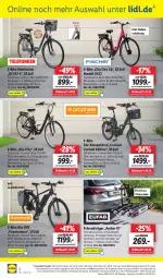 Gazetka promocyjna Lidl - Wochen-Highlights im Onlineshop - Gazetka - ważna od 30.10 do 30.10.2022 - strona 4 - produkty: akku, Amber, angebot, angebote, beleuchtung, dell, E-Bike, E-Bikes, eis, elle, Fahrrad, Mode, ndk, reis, rel, rwe, Schal, Schale, Tasche, telefon, Ti, uhr