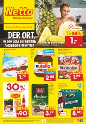 Gazetka promocyjna Netto Marken-Discount - Filial Angebote - Gazetka - ważna od 15.01 do 15.01.2022 - strona 1 - produkty: ananas, angebot, angebote, asti, berliner, braten, creme, eis, ferrero, flammkuchen, kaffee, kuchen, lamm, melitta, milch, Milchschnitte, mit gemüse, ndk, nudel, nudeln, nuss, nutella, Ofen, pils, pilsner, pizza, reis, steinofen, steinofen pizza, Ti, versandkostenfrei, wagner, ZTE