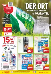 Gazetka promocyjna Netto Marken-Discount - Filial Angebote - Gazetka - ważna od 15.01 do 15.01.2022 - strona 22 - produkty: Apotheke, axe, Bad, bio, biozidprodukte, body, bodyspray, creme, eis, Erkältungs, gin, hakle, hakle toilettenpapier, ilag, ndk, Odol, papier, Rauch, reis, rwe, SANTE, tee, Ti, toilettenpapier, versandkostenfrei, wasser, zahncreme