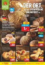 Gazetka promocyjna Netto Marken-Discount - Filial Angebote - Gazetka - ważna od 15.01 do 15.01.2022 - strona 24 - produkty: angebot, auer, backofen, berliner, bio, blume, blumen, brot, brötchen, chia, Croissant, dauertiefpreis, eis, gin, hot dog, Käse, käsescheiben, Käsestangerl, Kürbis, Kürbiskernbrötchen, kürbiskerne, Laugenstange, Meister, Mohnbrötchen, mühlhäuser, ndk, Ofen, pflaume, pflaumen, pflaumenmus, reis, schinken, sonnenblume, sonnenblumen, stube, Ti, tiefpreis, Tiere, versandkostenfrei, würstchen