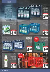 Gazetka promocyjna E Center - Angebote der Woche - Gazetka - ważna od 20.05 do 20.05.2023 - strona 20 - produkty: Alwa, burgwallbronn, coca-cola, cola, elle, ente, erde, flasche, frucht, gerolsteine, gerolsteiner, LG, mac, mineralwasser, Mineralwasser Still, Staatl. Fachingen, steiner, tee, teller, Ti, wasser, Wels