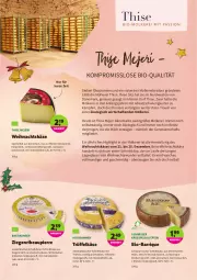 Gazetka promocyjna Denns Biomarkt - Prospekte - Gazetka - ważna od 18.12 do 18.12.2021 - strona 4 - produkty: angebot, asti, auer, bio, elle, , halbfester schnittkäse, Heu, Käse, leine, LG, mac, milch, niederländischer schnittkäse, rind, schnittkäse, Spezi, Ti, tisch, Trüffel, Weste