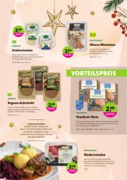 Gazetka promocyjna Denns Biomarkt - Prospekte - Gazetka - ważna od 18.12 do 18.12.2021 - strona 7 - produkty: angebot, aufschnitt, blume, blumen, blumenöl, brot, dennree, dip, eis, feinkost, feinkostsalate, filet, filets, fisch, fische, Fischer, fleisch, followfish, gewürz, Gewürzgurke, gewürzgurken, gurke, gurken, kräuter, küche, Küchen, mac, nuss, olive, oliven, olivenöl, pfeffer, pizza, reis, rind, rinder, Rinderroulade, rinderrouladen, rouladen, saft, salat, salate, sauce, saucen, Schere, schwein, senf, snack, sonnenblume, sonnenblumen, sonnenblumenöl, thunfisch, Ti, und gemüse, Vegeta, vorteilspreis, wein, WICK, wiener, wiener würstchen, wurst, würstchen