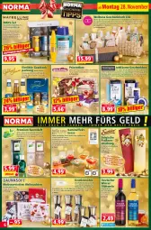 Gazetka promocyjna Norma - Norma - Gazetka - ważna od 05.12 do 05.12.2022 - strona 6 - produkty: Amber, apfel, auer, Bad, Belgische Pralinen, body, bodylotion, chili, cin, creme, ecco, Edelmarzipan, eier, eierlikör, elle, feuchtigkeitscreme, flasche, Geschenkbox, geschenkpackung, geschenkset, gewürz, Gewürzmühle, Glühwein, handcreme, Handseife, Holz, Jubiläums, Kamin, kerze, korb, kräuter, kräutern, Kristallsalz, lamm, LG, likör, Lotion, Lübecker, Make-up, marzipan, Mascara, Maybelline, meersalz, orange, pfeffer, pralinen, Raumduft, salz, schaumbad, schoko, schokolade, schokoladen, schwamm, Seife, Serviette, servietten, Spezi, Ti, weihnachten, wein, Weißwein, xmas, zucker