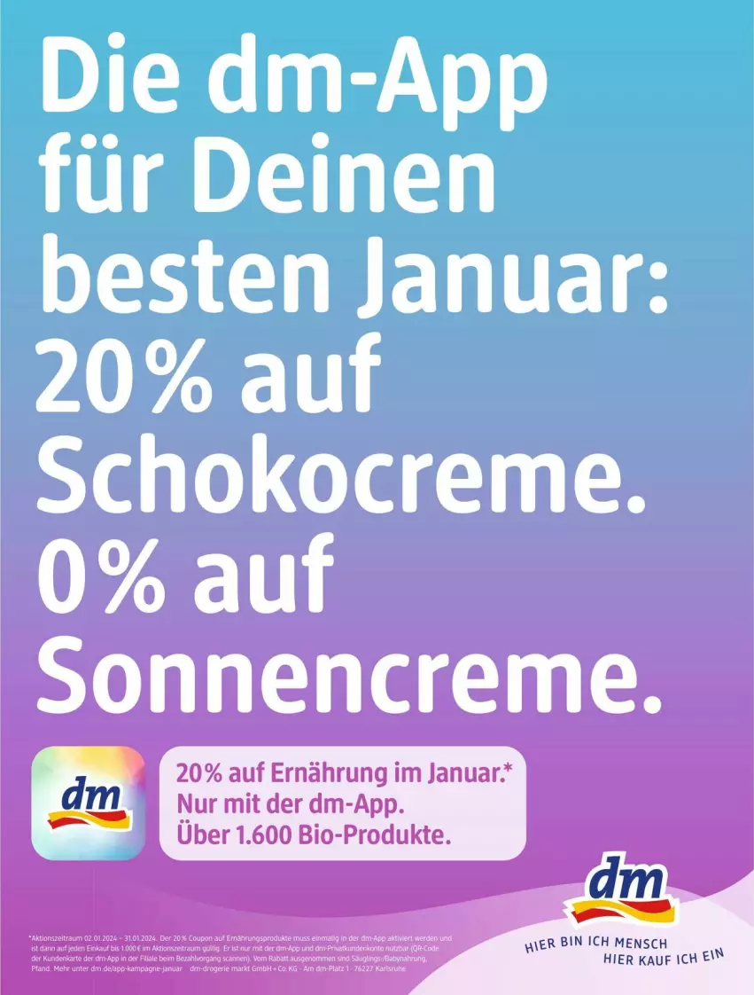 Aktueller Prospekt Dm Drogerie - Prospekte - von 01.02 bis 29.02.2024 - strona 67 - produkty: bio, creme, schoko, sonnencreme