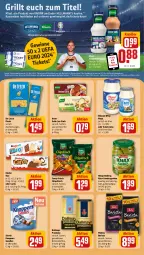 Gazetka promocyjna Rewe - Prospekte - Gazetka - ważna od 20.04 do 20.04.2024 - strona 14 - produkty: bohne, bohnen, bohnenkaffee, chips, chipsfrisch, coupon, creme, dallmayr, dallmayr prodomo, De Cecco, ecco, eis, funny-frisch, gemahlener bohnenkaffee, gewinnspiel, gewürz, Gewürzgurke, gewürzgurken, grill, grillsauce, gurke, gurken, hengstenberg, kaffee, Kinder, knoppers, knorr, melitta, miracel, miracel whip, pasta, prodomo, reis, salat, salatcreme, sauce, saucen, schlemmersauce, Soße, storck, Ti, Yo, ZTE