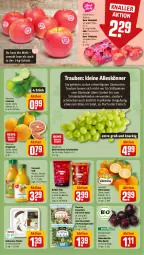 Gazetka promocyjna Rewe - Prospekte - Gazetka - ważna od 20.04 do 20.04.2024 - strona 6 - produkty: Becher, bio, eis, elle, fisch, fleisch, florette, Fondue, grapefruit, Innocent, Käse, kokos, kokosnuss, leine, limette, limetten, Mett, metten, nuss, obst, orange, orangen, rote tafeläpfel, rwe, saft, Saftorangen, salat, Schal, Schale, schoko, schokolade, schokoladen, Sorbet, tafeläpfel, tafeltrauben, Ti, trauben