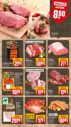 Gazetka promocyjna Rewe - Prospekte - Gazetka - ważna od 20.04 do 20.04.2024 - strona 8 - produkty: bio, braten, brustfilet, cevapcici, chili, Edelsaftschinken, Edelsalami, eis, filet, filets, fleisch, Frische Hähnchen, hähnchenbrust, hähnchenbrustfilet, hähnchenschenkel, henkel, jungbullen, lachs, Lachsbraten, marinade, Meister, natur, paprika, rewe bio, rind, rinder, saft, saftschinken, salami, schenkel, schinken, schwein, schweine, schweine-filet, Schweinelachs, suppe, suppen, suppenfleisch, Ti, wein, weine, wiener, wiener würstchen, würstchen