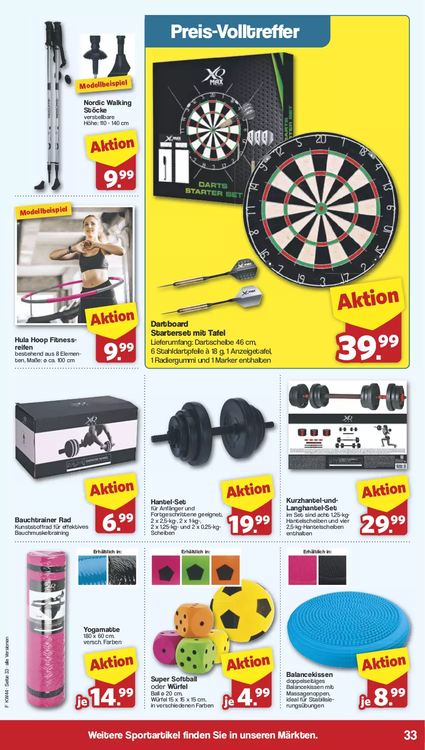 Aktueller Prospekt Famila - Prospekte - von 28.10 bis 02.11.2024 - strona 33 - produkty: ball, Bau, dell, eis, Hula Hoop, kissen, Mode, Radiergummi, reifen, reis, rum, Sport, Ti, würfel, Yo