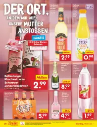 Gazetka promocyjna Netto Marken-Discount - Filial-Angebote - Gazetka - ważna od 13.05 do 13.05.2023 - strona 20 - produkty: aperol, bestpreis, blume, blumen, brut, burger, champagne, eier, eierlikör, eis, gutschein, katlenburger, kirsch, likör, ndk, Nektar, nordbrand, reis, rwe, saft, schwein, schweppes, Ti, wein