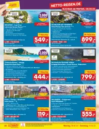 Gazetka promocyjna Netto Marken-Discount - Filial-Angebote - Gazetka - ważna od 13.05 do 13.05.2023 - strona 26 - produkty: buch, eis, elle, Gesichtsmaske, kirsch, kissen, kreuzfahrten, labranda, LG, Maske, ndk, reis, reiseveranstalter, rwe, Ti, trendtours touristik gmbh, uhr, vorteilspreis, wein