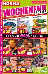 Gazetka promocyjna Norma - Norma - Gazetka - ważna od 02.09 do 02.09.2024 - strona 18 - produkty: activia, basilikum, Bau, bauchscheiben, Becher, Berger, braten, cerealien, eis, filet, filets, fleisch, frucht, grill, hackfleisch, hackfleisch gemischt, korb, lebensmittel, matjes, Matjesfilet, minutensteaks, natur, paprika, regal, reis, rel, rind, rindfleisch, saft, schwein, schweine, Schweinebauch, schweinebauchscheiben, steak, steaks, Ti, tiefpreis, wein, weine, zott, zottarella