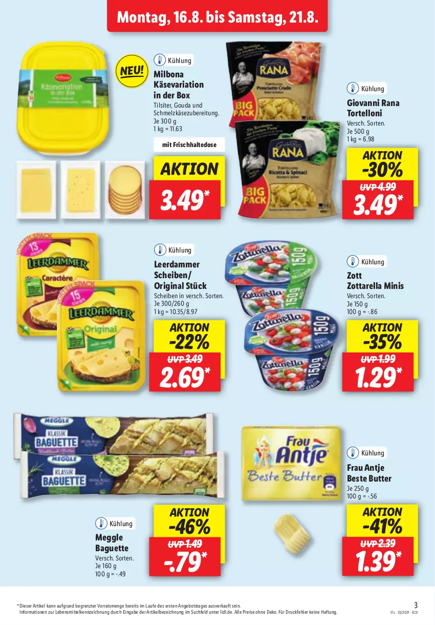 Aktueller Prospekt Lidl - Aktionsprospekt - von 16.08 bis 21.08.2021 - strona 3