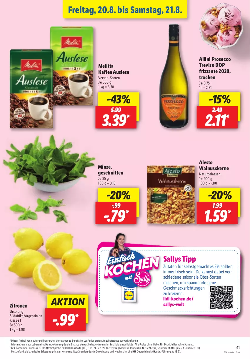 Aktueller Prospekt Lidl - Aktionsprospekt - von 16.08 bis 21.08.2021 - strona 41