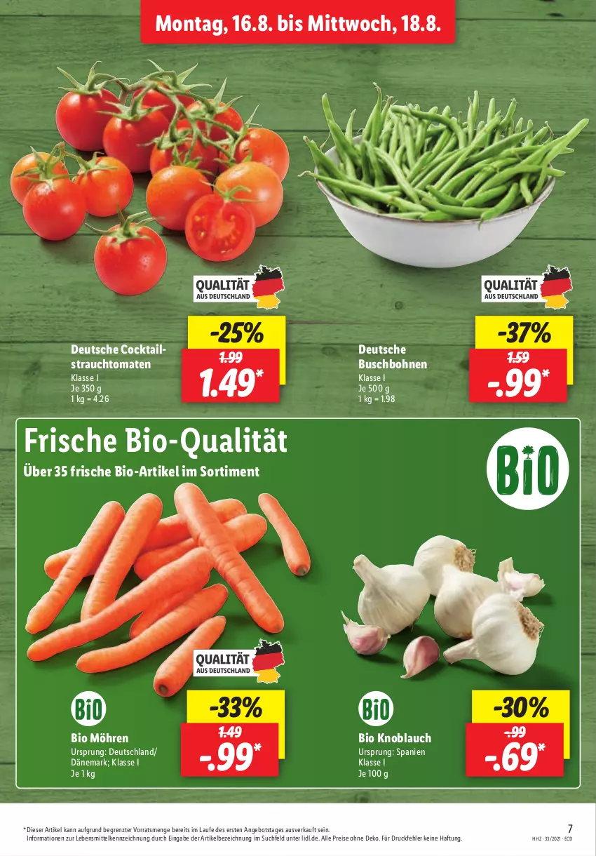 Aktueller Prospekt Lidl - Aktionsprospekt - von 16.08 bis 21.08.2021 - strona 7