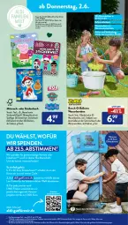 Gazetka promocyjna AldiSud - ALDI Aktuell - Gazetka - ważna od 04.06 do 04.06.2022 - strona 17 - produkty: adapter, aldi, asti, ball, buch, ehrmann, ente, erde, Garten, gartenschlauch, gutschein, mac, natur, Paw Patrol, Peppa Pig, rwe, schlauch, Stickerbuch, stifte, Ti, wasser, Wasserball, Wasserballons, wasserbomben