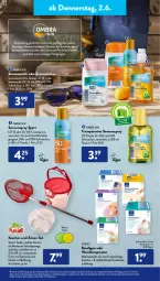 Gazetka promocyjna AldiSud - ALDI Aktuell - Gazetka - ważna od 04.06 do 04.06.2022 - strona 19 - produkty: alle artikel ohne dekoration, binden, decke, Deckel, dekoration, dip, eimer, eis, elle, ente, flasche, gin, Kescher, Lotion, mac, medizinprodukt, milch, ndk, ombra, reis, sonnenmilch, sonnenschutz, sonnenspray, Sport, Teleskop, Ti, vita, vitalis, wasser, ZTE