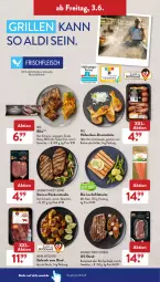 Gazetka promocyjna AldiSud - ALDI Aktuell - Gazetka - ważna od 04.06 do 04.06.2022 - strona 30 - produkty: aldi, bio, braten, chili, eis, filet, filets, fleisch, gewürz, grill, gulasch, Hähnchen-Unterkeulen, lachs, lachsfilet, lachsfilets, reis, rind, Rückensteak, rückensteaks, rum, rumpsteak, schwein, steak, steaks, Ti, wein