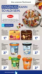Gazetka promocyjna AldiSud - ALDI Aktuell - Gazetka - ważna od 04.06 do 04.06.2022 - strona 34 - produkty: aldi, Becher, caramel, cola, cookie, cookies, eis, ente, frucht, LG, mandel, nuss, reis, Ria, schoko, schokolade, Sensation Mini, Sorbet, Ti