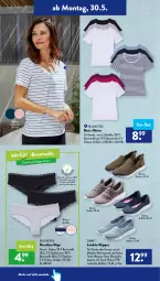 Gazetka promocyjna AldiSud - ALDI Aktuell - Gazetka - ważna od 04.06 do 04.06.2022 - strona 8 - produkty: aldi, Bau, baumwolle, bio, Brazilian, decksohle, dell, elle, Hylo, Mode, Ria, shirt, shirts, slip, Slipper, slips, Ti, wolle