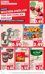 Gazetka promocyjna Kaufland - Prospekt - Gazetka - ważna od 28.08 do 28.08.2024 - strona 2 - produkty: activia, angebot, Becher, bifi, daim, danone, danone activia, Dr. Oetker, fisch, fischstäbchen, frucht, fruchtgrütze, getränk, grütze, iglo, mandel, milch, Müller, müllermilch, reifen, Schal, Schale, schoko, schokolade, schokoladen, tafeläpfel, Ti, torte, ZTE