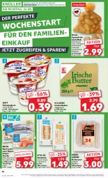 Gazetka promocyjna Kaufland - Prospekt - Gazetka - ważna od 28.08 do 28.08.2024 - strona 36 - produkty: angebot, Becher, bratwurst, butter, eis, elle, escal, filet, filets, forelle, Frühkartoffeln, irische butter, joghur, joghurt, kartoffel, kartoffeln, küche, Küchen, lachs, pute, reifen, rel, sac, sahne, Sahnejoghurt, sandwich, speisefrühkartoffeln, Ti, wurst, zott, ZTE