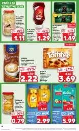 Gazetka promocyjna Kaufland - Prospekt - Gazetka - ważna od 28.08 do 28.08.2024 - strona 38 - produkty: after eight, angebot, beutel, Blüte, Cap, cappuccino, caramel, champignon, champignons, cin, creme, haselnuss, honig, ketchup, krüger, langnese, Nougatcreme, nuss, pampers, pampers baby dry, Pants, schoko, schokolade, storck, Ti, toffifee, tomate, tomaten, tomatenketchup, windeln, Zartbitterschokolade, ZTE