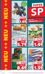 Gazetka promocyjna Kaufland - Prospekt - Gazetka - ważna od 28.08 do 28.08.2024 - strona 6 - produkty: angebot, bohne, bohnen, braten, elle, grill, jacobs, kaffee, Käse, knoppers, Ofen, Ofenkäse, purland, riegel, rouge, rougette, schnitten, schwein, schweine, schweinerücken, Ti, wein, weine, ZTE