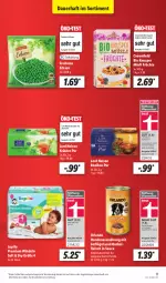 Gazetka promocyjna Lidl - Aktionsprospekt - Gazetka - ważna od 23.07 do 23.07.2022 - strona 11 - produkty: alleinfuttermittel, angebot, auer, beutel, bio, Brock, eis, erbsen, fleisch, früchte, Geflügel, korn, kräuter, lupilu, müsli, Nassnahrung, reis, sauce, Ti, windeln, ZTE