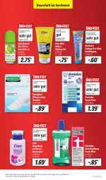 Gazetka promocyjna Lidl - Aktionsprospekt - Gazetka - ważna od 23.07 do 23.07.2022 - strona 13 - produkty: aceto, angebot, auer, bio, Cien, citrus, Dentalux, deo, deo roll-on, eis, fleisch, kleber, lack, Lacke, mint, mundspülung, Nagellack, Nagellackentferner, natur, pflaster, reis, roll-on, spülung, Styling Gel, Ti, ZTE