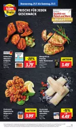 Gazetka promocyjna Lidl - Aktionsprospekt - Gazetka - ważna od 23.07 do 23.07.2022 - strona 37 - produkty: aktionspreis, discount, eis, filet, fisch, fische, Fischer, fleisch, garnelen, gewürz, grill, grillplatte, latte, lebensmittel, mac, Meister, monitor, pril, reis, Rückensteak, steak, Ti, wurst, ZTE