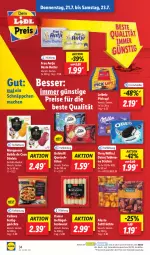 Gazetka promocyjna Lidl - Aktionsprospekt - Gazetka - ważna od 23.07 do 23.07.2022 - strona 38 - produkty: alesto, alkohol, batida, beste butter, bratwurst, butter, daim, eis, elle, frau antje, früchte, Geflügel, Gelatelli, leibniz, mac, mangaroca, milka, ndk, oreo, Pick Up!, preisvorteil, reis, Schal, Schale, schnäppchen, stieleis, teller, Ti, Tüte, wurst