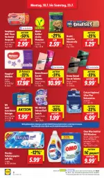 Gazetka promocyjna Lidl - Aktionsprospekt - Gazetka - ważna od 23.07 do 23.07.2022 - strona 8 - produkty: alesto, bruno banani, catsan, eau de toilette, eis, elle, fisch, Floralys, Huggies, Katzenstreu, ndk, nestlé, papier, pistazien, preisvorteil, Rauch, reiniger, reis, rwe, salat, saupiquet, Schal, Schale, smarties, spülmaschinen, teller, Ti, toilettenpapier, waschmittel, wc frisch, windeln