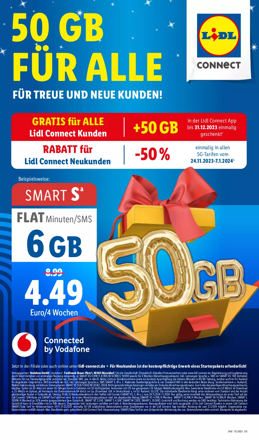 Aktueller Prospekt Lidl - Aktionsprospekt - von 18.12 bis 23.12.2023 - strona 57 - produkty: auer, braun, Brei, buch, eis, elle, erde, inklusivleistungen, Rauch, reis, rwe, sim, Surf, Ti, vodafone, ZTE