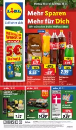 Gazetka promocyjna Lidl - Aktionsprospekt - Gazetka - ważna od 23.12 do 23.12.2023 - strona 1 - produkty: aktionspreis, angebot, angebote, Bad, Bank, bio, bohne, bohnen, coca-cola, cola, coupon, coupons, eis, erde, fanta, gin, grill, gutschein, Holz, lavazza, Mezzo Mix, Raclettegrill, reis, rotkäppchen, sekt, Spiele, spielzeug, sprite, telefon, Ti, Tüte, weihnachten, ZTE