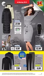 Gazetka promocyjna Lidl - Aktionsprospekt - Gazetka - ważna od 23.12 do 23.12.2023 - strona 31 - produkty: coupon, elle, esmara, hose, kleid, livergy, Mantel, Plüsch, poloshirt, rum, schnitten, shirt, Steppmante, Strickkleid, Strumpfhose, Thermostrumpfhose, Ti, weck