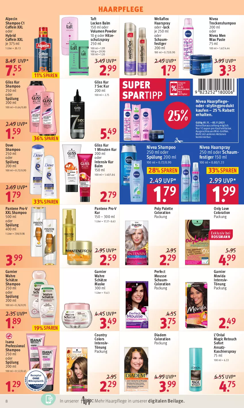 Aktueller Prospekt Rossmann - Prospekte - von 01.11 bis 05.11.2021 - strona 8