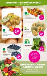 Gazetka promocyjna Denns Biomarkt - Gazetka - ważna od 27.08 do 27.08.2024 - strona 2 - produkty: angebot, angebote, beere, beeren, eis, elle, heidelbeere, heidelbeeren, melone, obst, reis, salat, salatherzen, Schal, Schale, tomate, tomaten, zwiebel